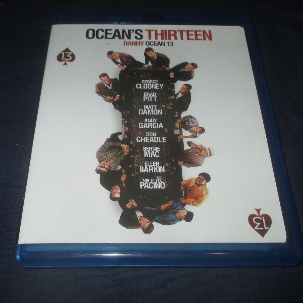 Oceans Thirteen (Blu-Ray Disc, 2007) George Clooney, Brad Pitt, Matt Damon